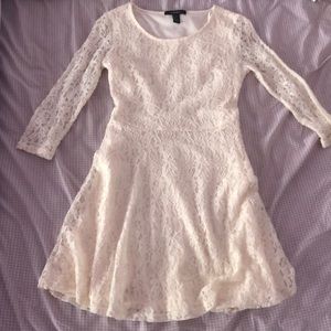 Lace white dress